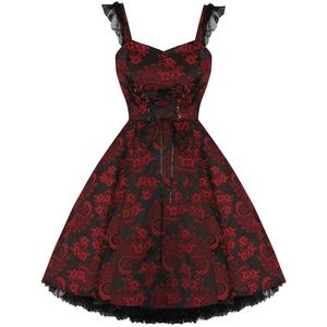 New Red Swing Dress by Hearts and Roses London, 6